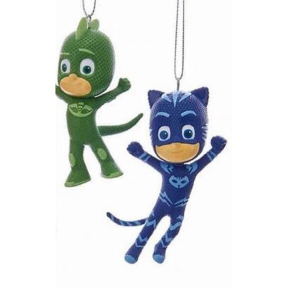 Kurt Alder Pj Masks Gekko, Catboy Ornament‎ Set, 2 Piece  Set - Picture 1 of 2